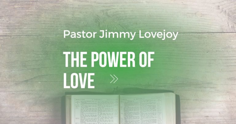 The Power of Love- Jimmy Lovejoy