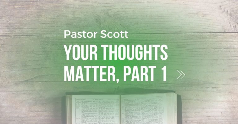Your Words Matter – Pastor Scott