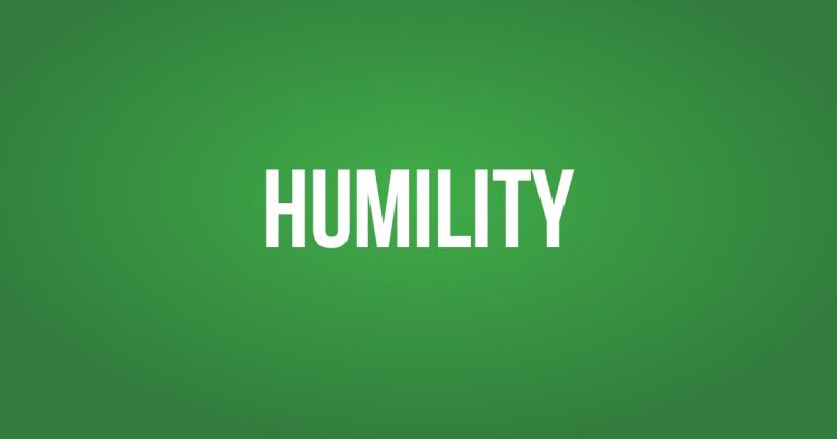 Humility – Pastor Scott