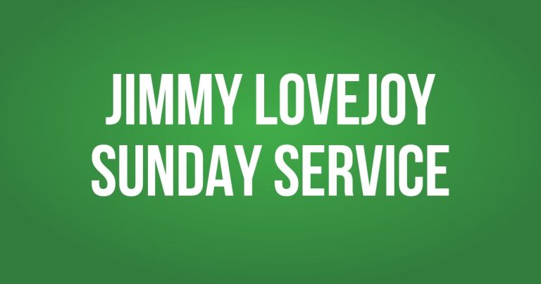 Sunday Morning – Jimmy Lovejoy